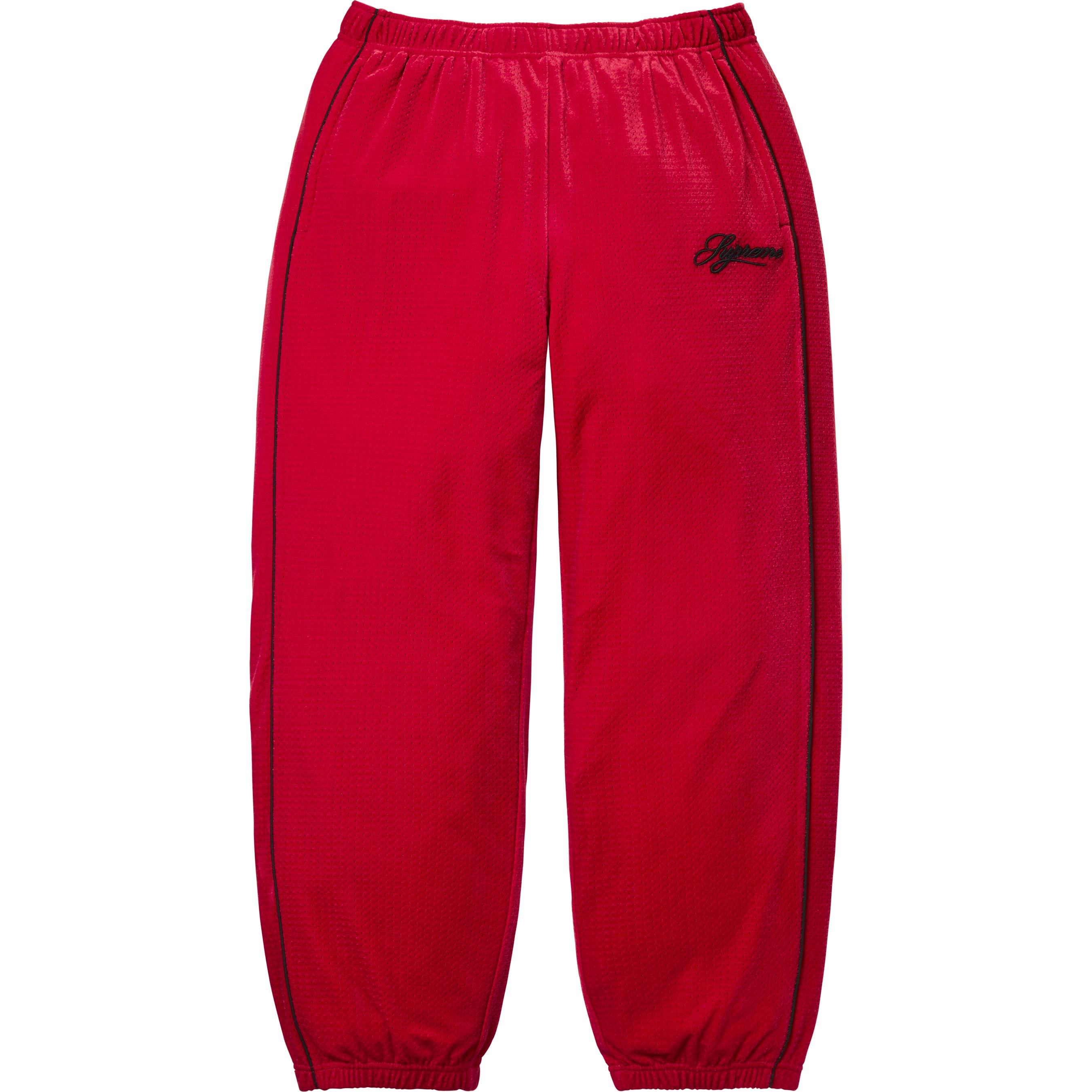 Velour Mesh Track Pant view 6
